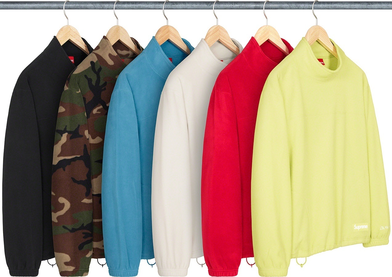Polartec® Mock Neck Pullover